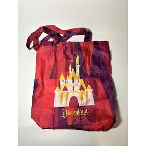 Disney Parks 2023 Disneyland Castle Starbucks Fold-able Tote Bag